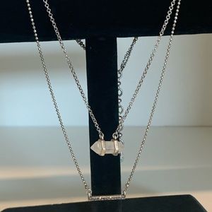 Silver Lucky Brand Necklace